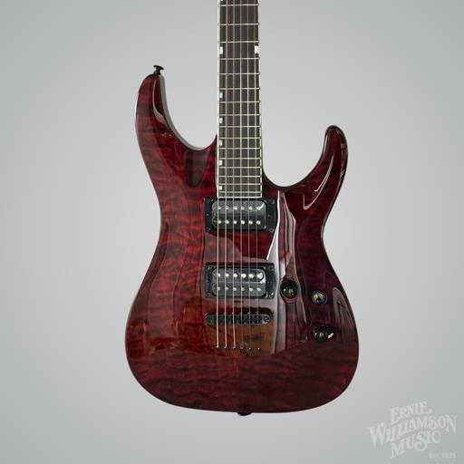 LTD MH-200 Quilted Maple Black Cherry