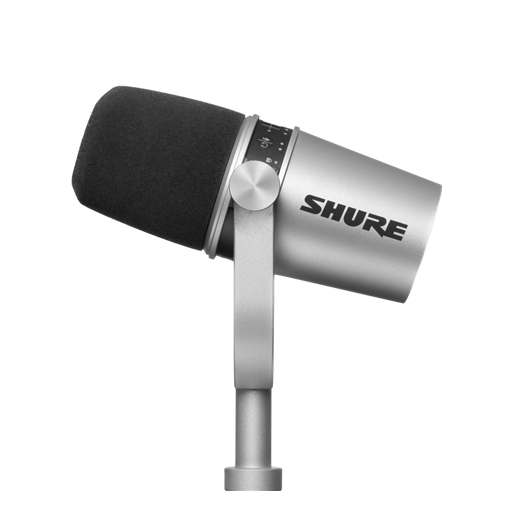 Ernie Williamson Music - Shure MV7 Digital Podcasting Microphone 
