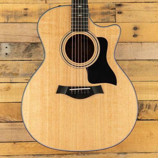 Taylor 314ce V-Class Grand Auditorium Acoustic-Electric Guitar Natural with Black Pickguard