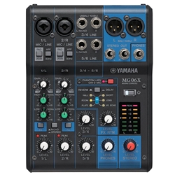 Yamaha MG06X 6 Input Mixer w/ Effects