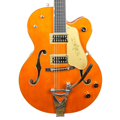 GRETSCH G6120T-59 Vintage Select Edition '59 Chet Atkins Hollow Body with Bigsby, TV Jones®, Vintage Orange Stain Lacquer