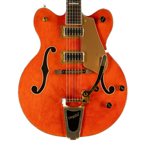 GRETSCH G5422TG Electromatic® Classic Hollow Body Double-Cut with Bigsby® and Gold Hardware, Laurel Fingerboard, Orange Stain