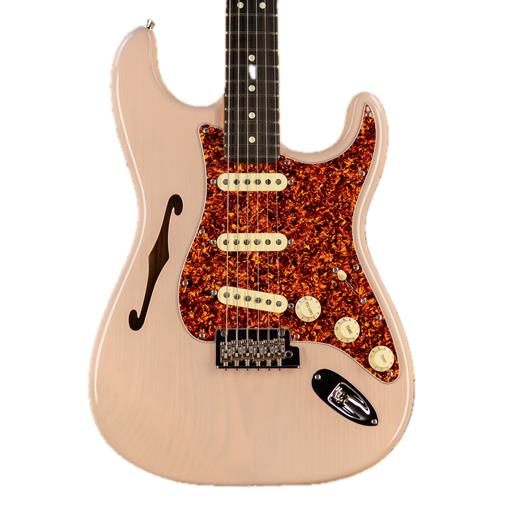 Fender American Professional II Stratocaster® Thinline, Rosewood Fingerboard, Transparent Shell Pink