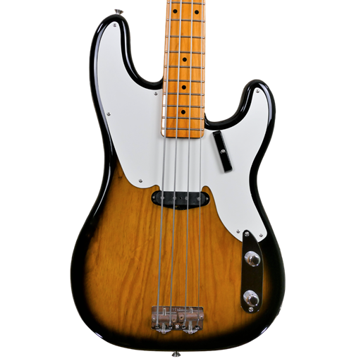Fender American Vintage II 1954 Precision Bass, Maple Fingerboard, 2-Color  Sunburst American Vintage II