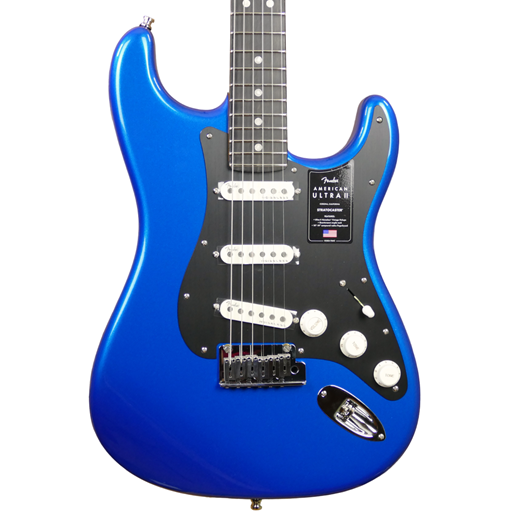 Fender American Ultra II Stratocaster, Ebony Fingerboard,  Noble Blue