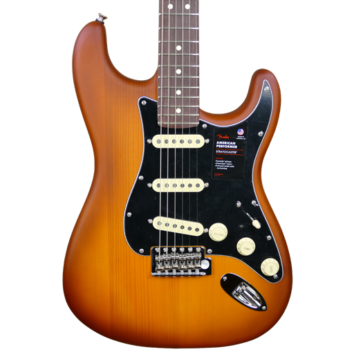 Fender American Performer Spruce Stratocaster, Rosewood Fingerboard, Honey Burst