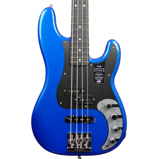 Fender American Ultra II Precision Bass, Ebony Fingerboard, Noble Blue