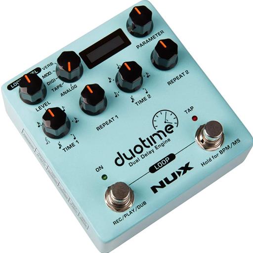 NUX duotime デュアルディレイエンジン Ernie Williamson Music - Nux Duotime Dual Delay Engine Stereo Delay