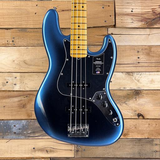 Fender American Professional II Jazz Bass®, Maple Fingerboard, Dark Night