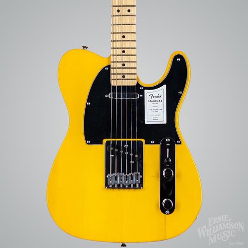 Fender Standard Telecaster®, Maple Fingerboard, Black Pickguard, Butterscotch Blonde