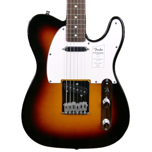 Fender Standard Telecaster®, Laurel Fingerboard, White Pickguard, 3-Color Sunburst