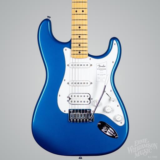 Fender Standard Stratocaster® HSS, Maple Fingerboard, White Pickguard, Aqua Marine Metallic