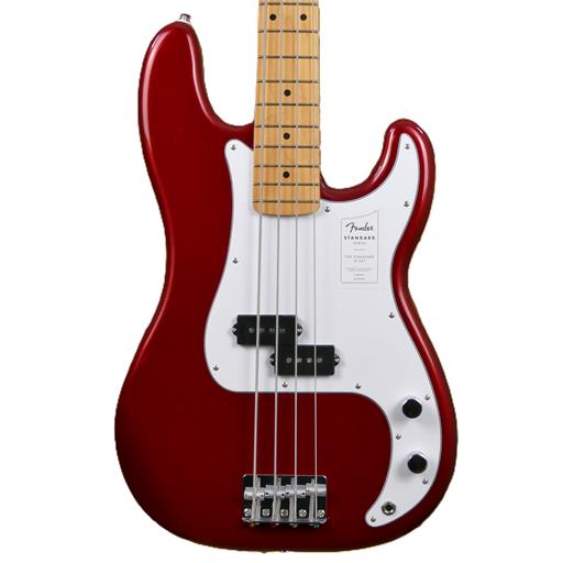 Fender Standard Precision Bass®, Maple Fingerboard, White Pickguard, Candy Cola