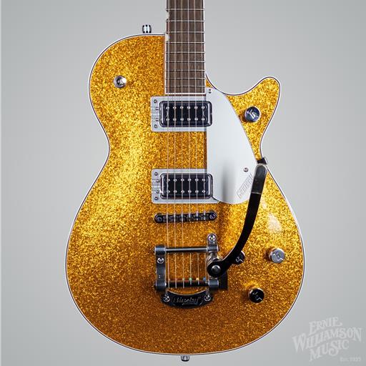 GRETSCH G5230T Electromatic® Sparkle Jet™ FT Single-Cut with Bigsby®, Laurel Fingerboard, Gold Sparkle