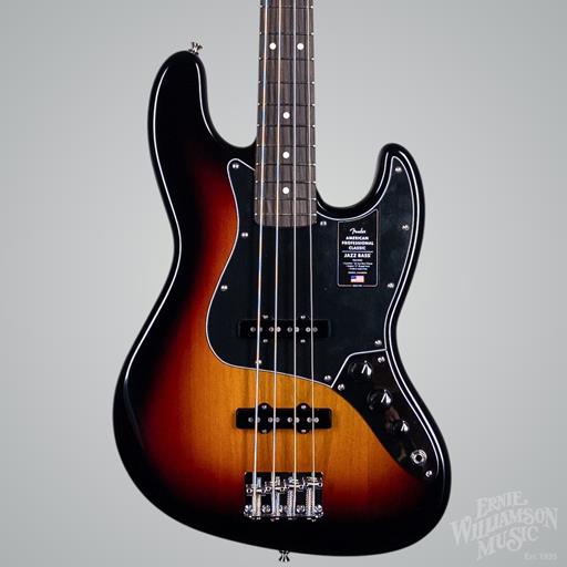 Fender American Professional Classic Jazz Bass®, Rosewood Fingerboard, 3-Color Sunburst