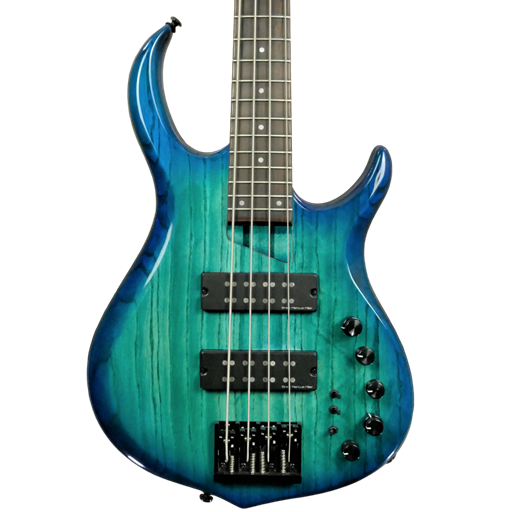 Sire Marcus Miller M5-4 String, Ebony Fingerboard, Transparent Blue