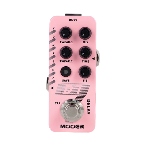 ギター Mooer Micro Series Delay Ernie Williamson Music - Mooer D7 Delay Micro Series