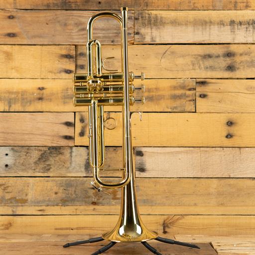  Apollo Trumpet in gold lacquer, complete with case and  accessories : Musical Instruments