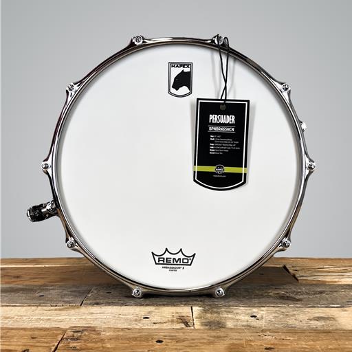 Mapex Black Panther Persuader 1.2mm Hammered Brass Snare Drum