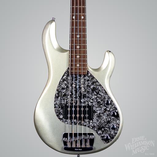 2001 Ernie Ball Music Man Stingray 5 H - Gunsmoke - w/Case - USED