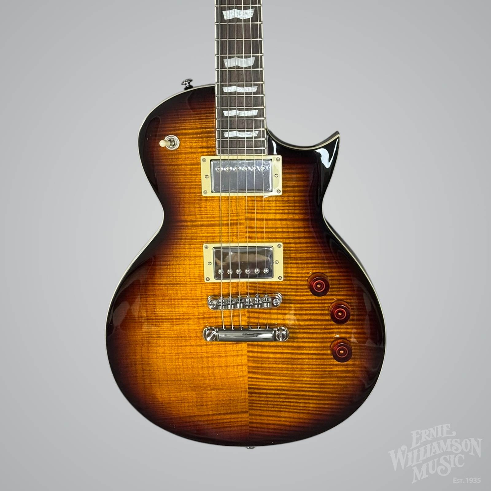 Ernie Williamson Music - LTD EC-256, Dark Brown Sunburst